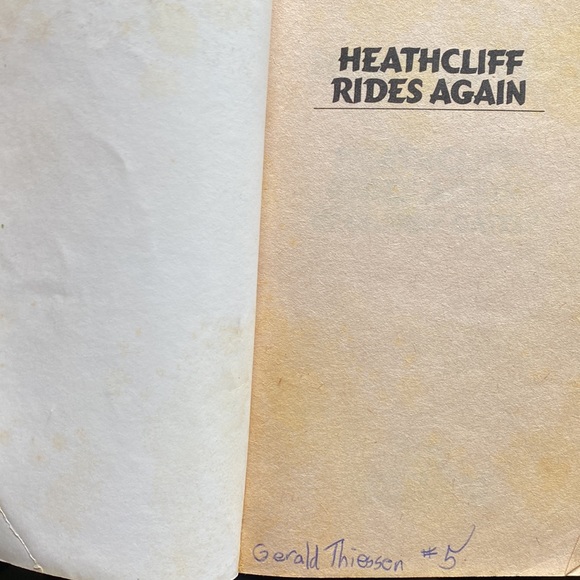 Heathcliff Rides again vintage book - Picture 3 of 4
